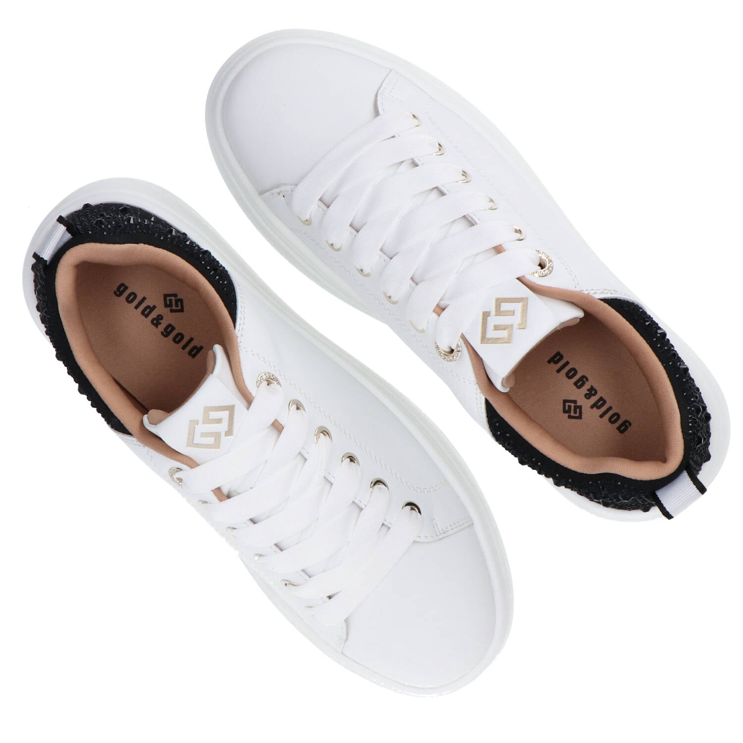 Sneakers GB915 strass bicolor