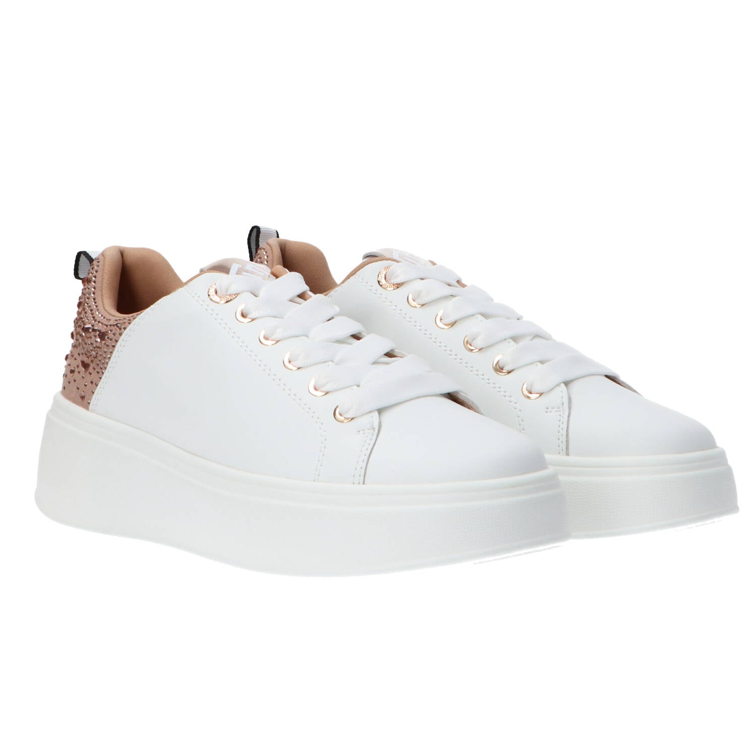 Sneakers GB915 strass bicolor