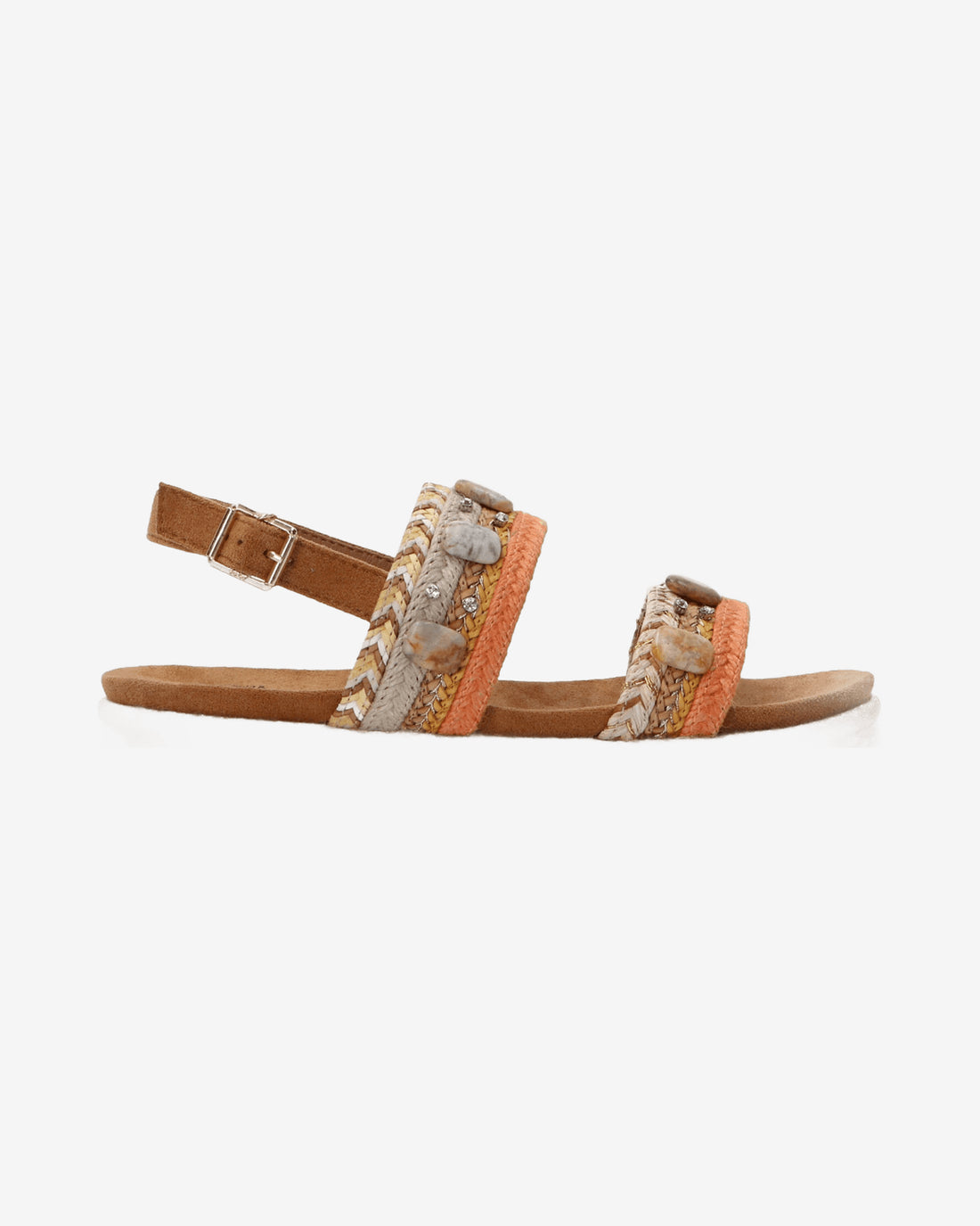 Sandali GC 666 intreccio bicolore