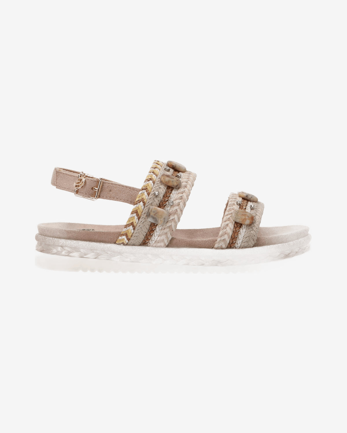 Sandali GC 666 intreccio bicolore