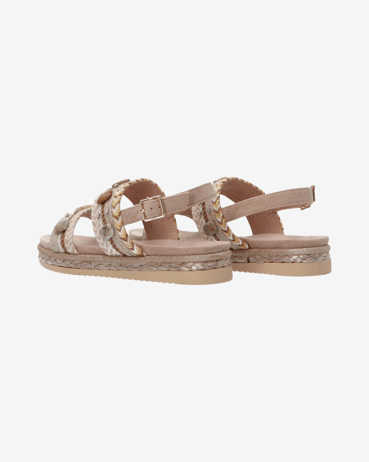 Sandali GC 666 intreccio bicolore