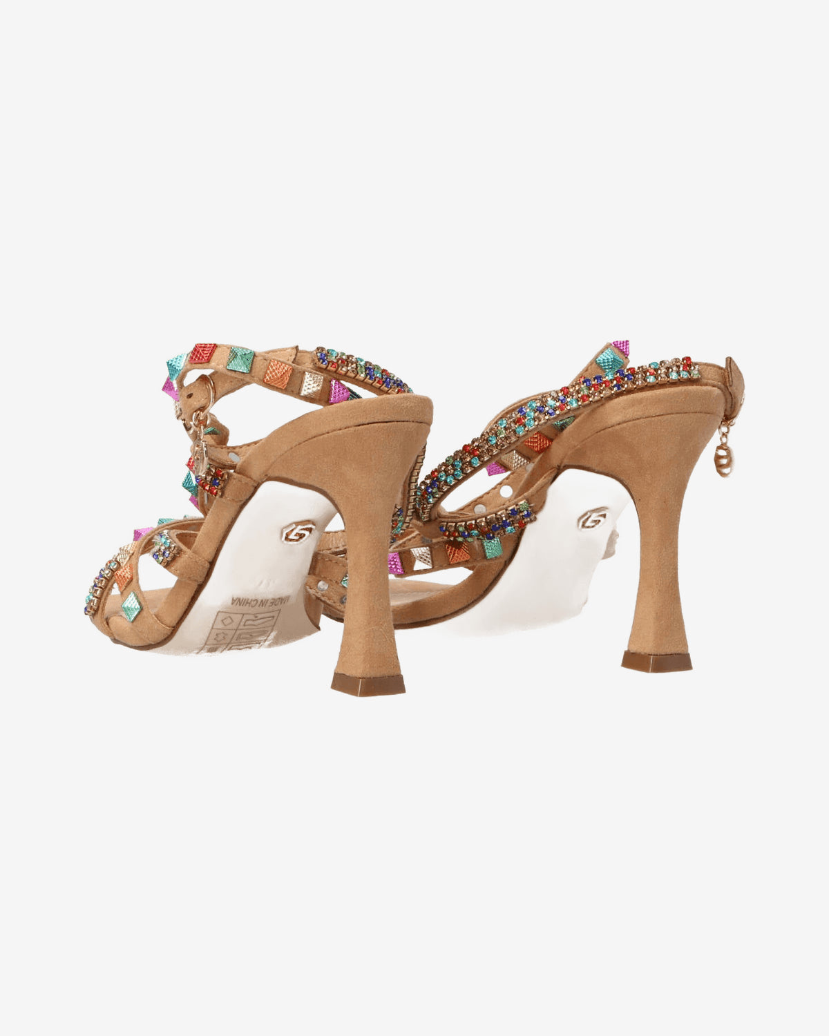 Sandali GC 670 tacco multicolor