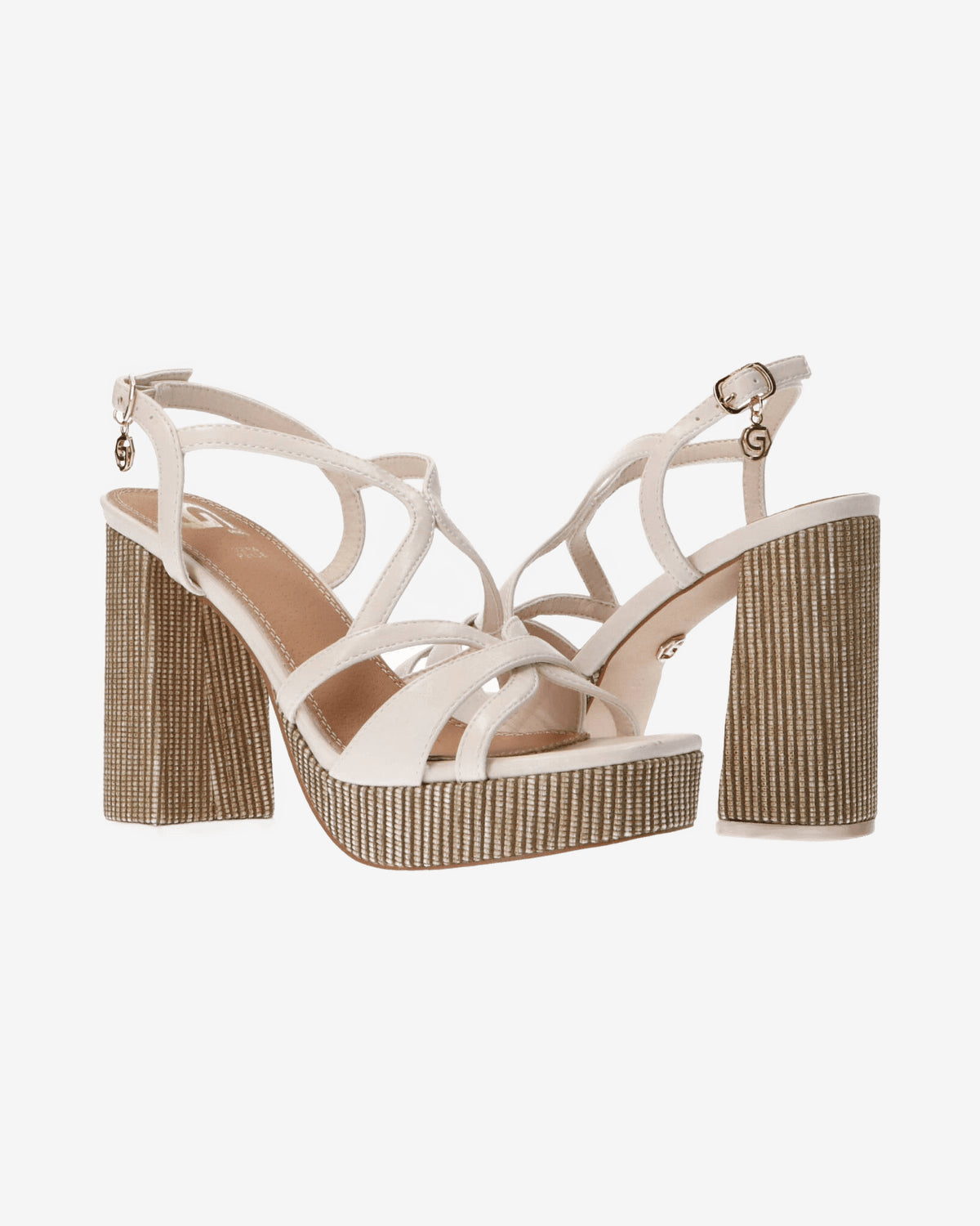 Sandali GD87 intreccio ecopelle