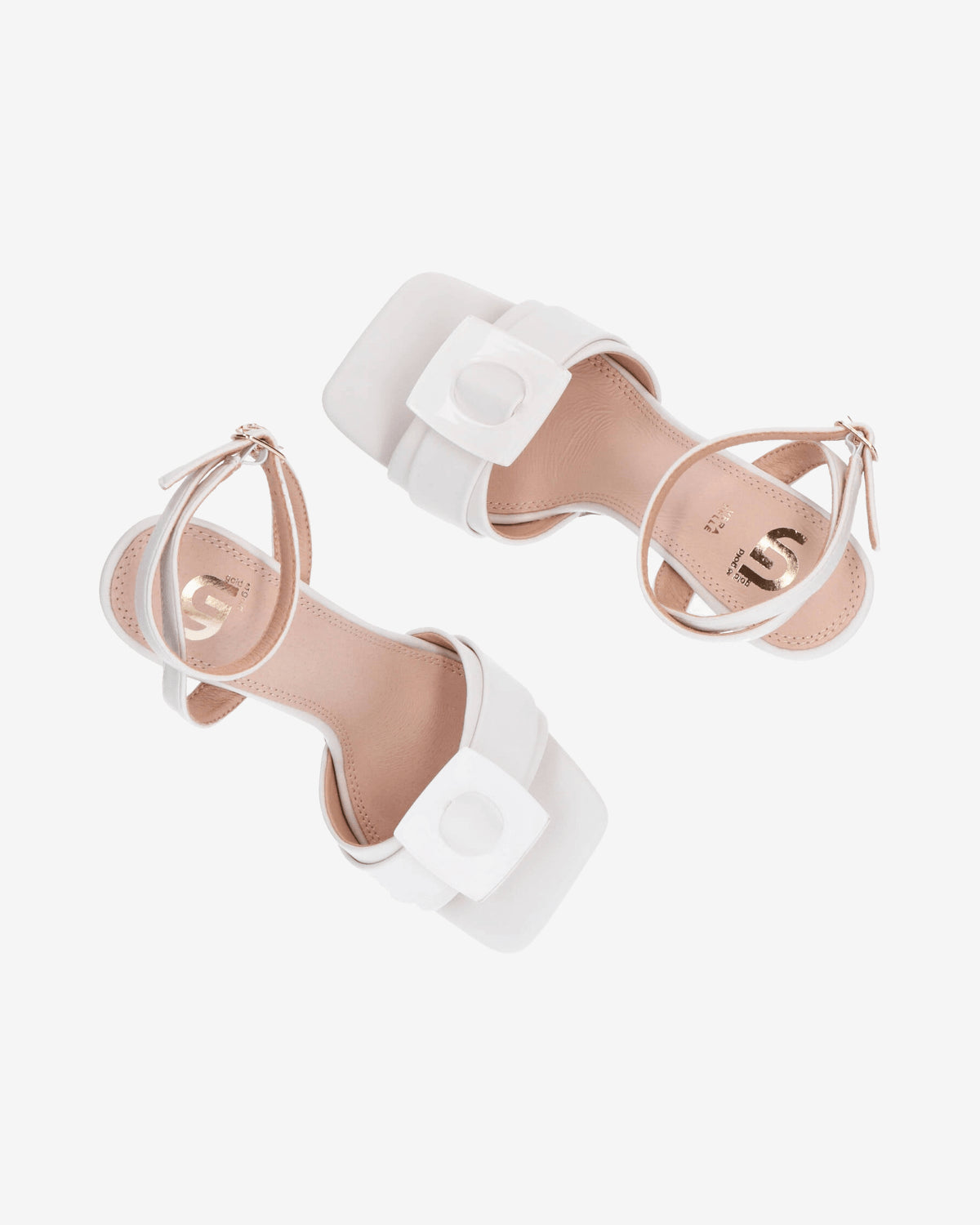 Sandalo Gold&Gold Placca Bianco Donna