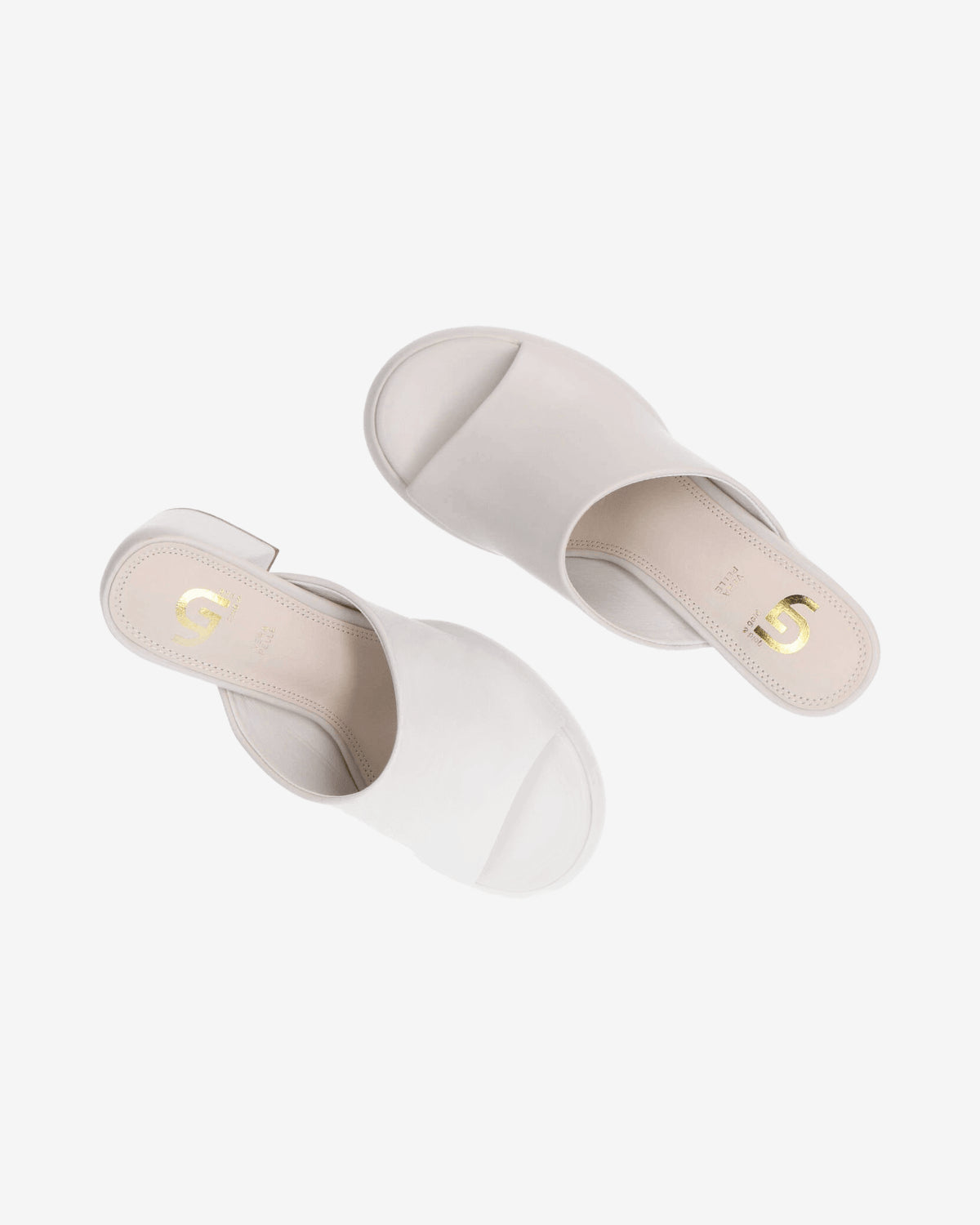 Sabot Tacco Largo — Gold&gold