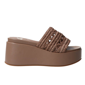 Sandali Gold&gold GU359 CIABATTA PLATFORM INTRECCIO