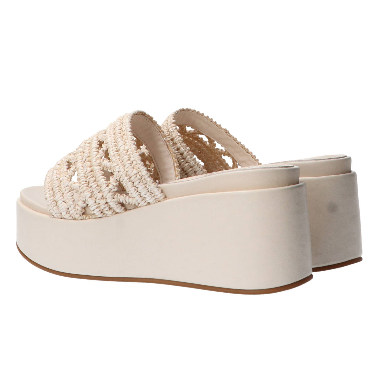 Sandali Gold&gold GU359 CIABATTA PLATFORM INTRECCIO