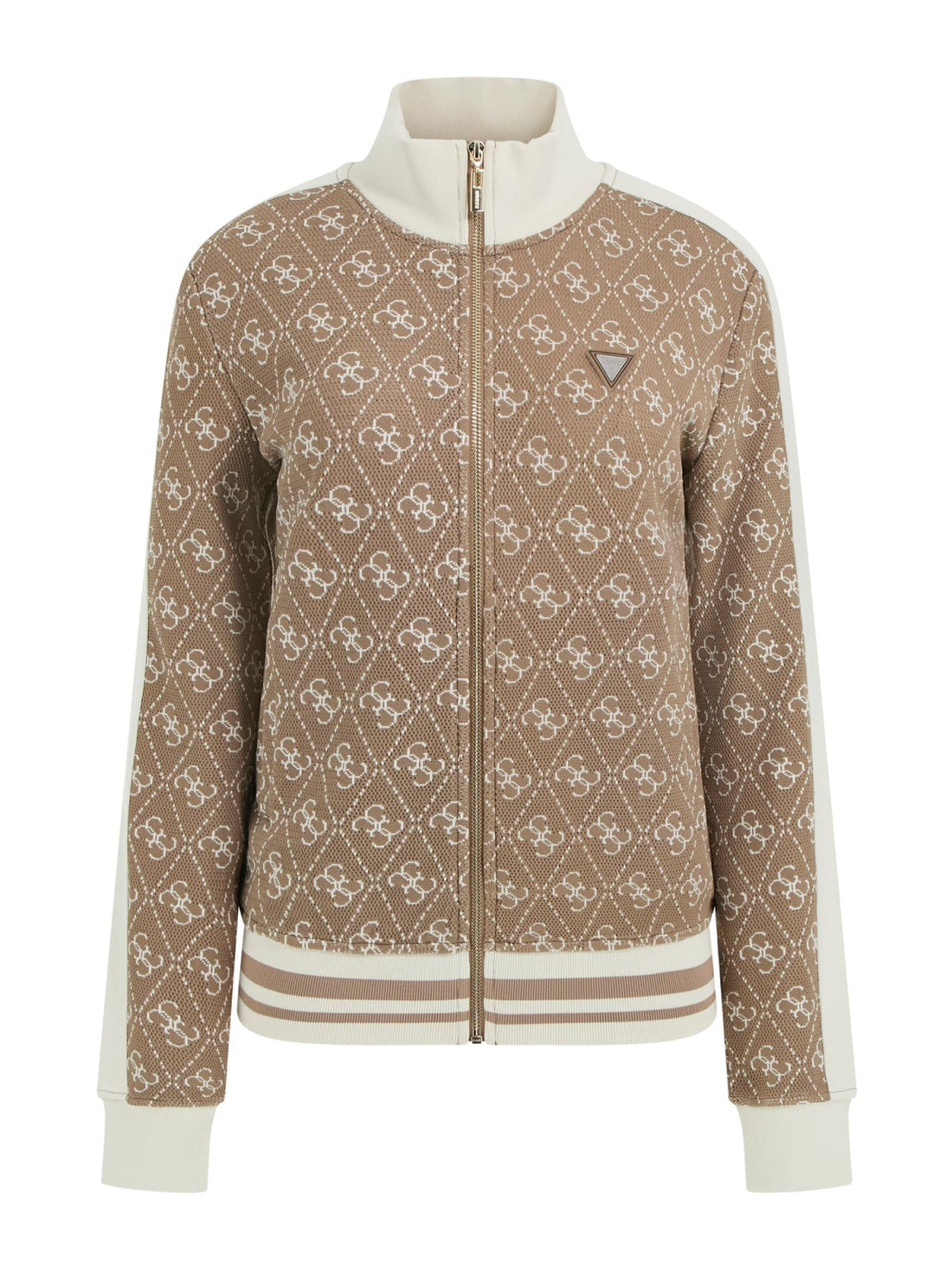 4G RHOMBUS JACQUARD FULL-ZIP S