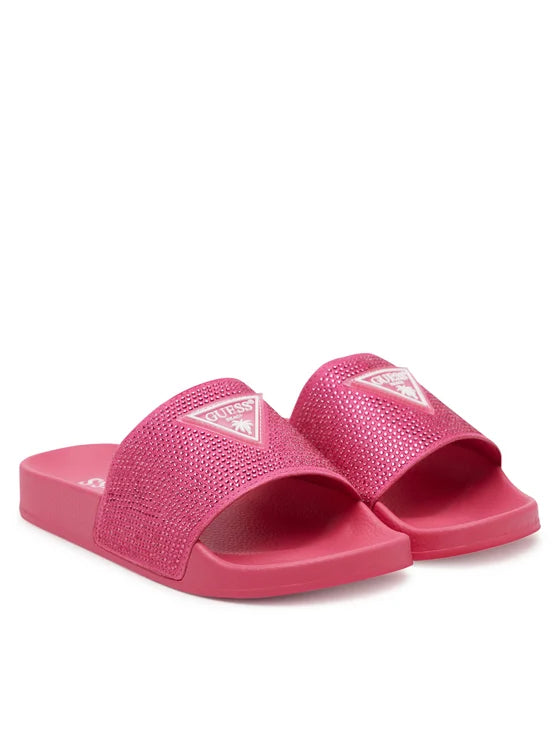 Scarpe mare Guess BEACH SLIPPERS W/ RHINESTONES