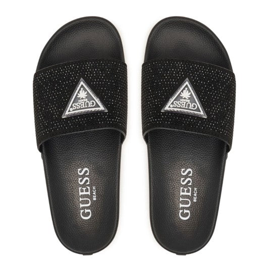 Scarpe mare Guess BEACH SLIPPERS W/ RHINESTONES