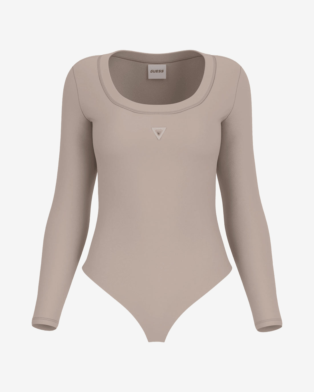 Body Guess Colette maniche lunghe bianco - foto indossata