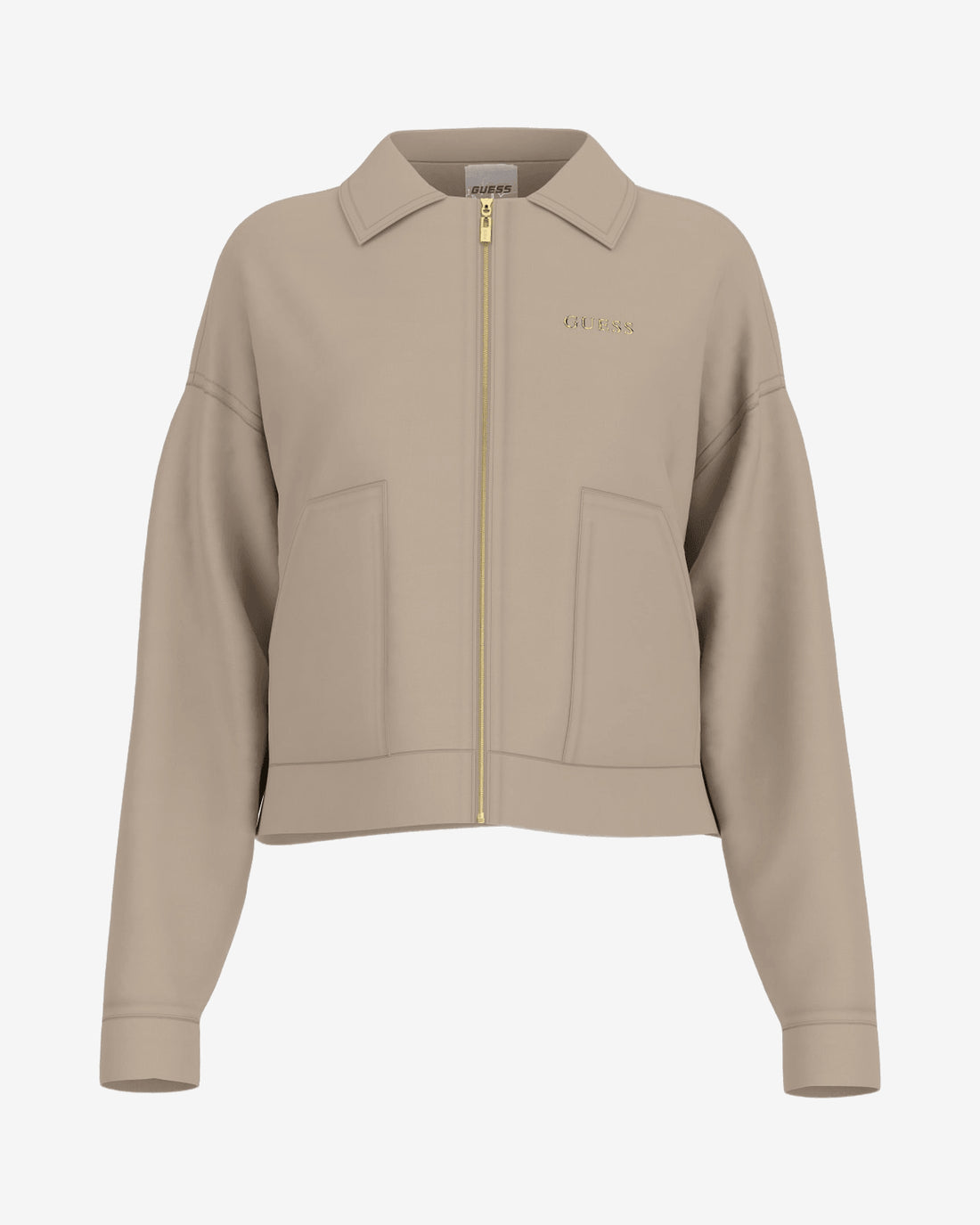CARLA CROP ZIP JACKET - foto indossata