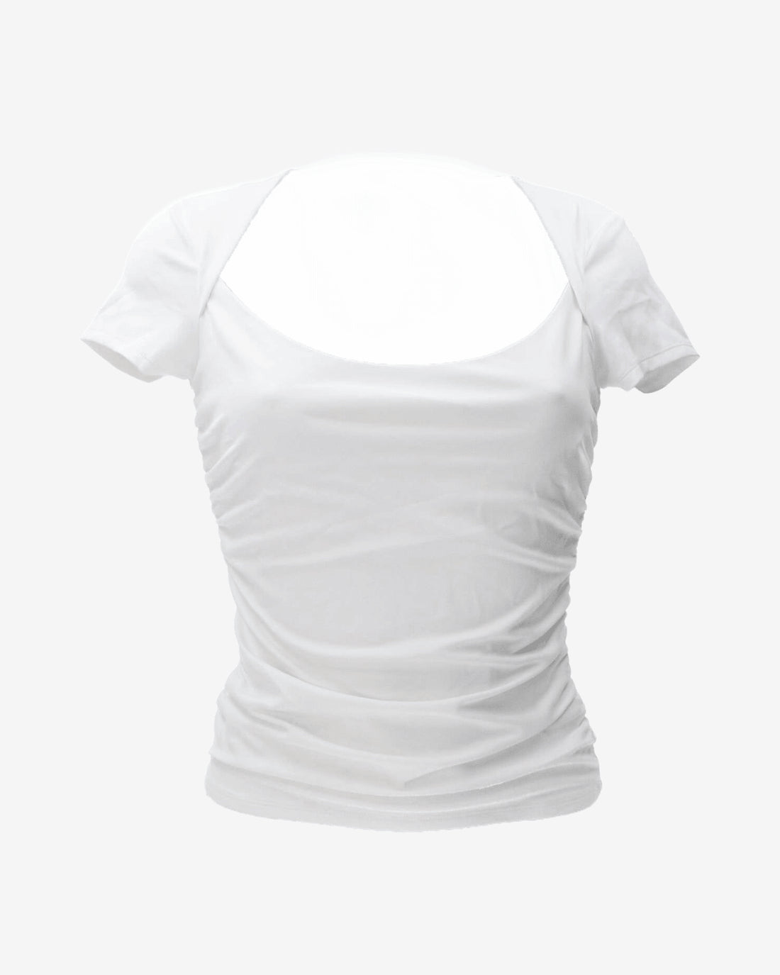 Maglia FARAH SHIRRED TOP - foto indossata