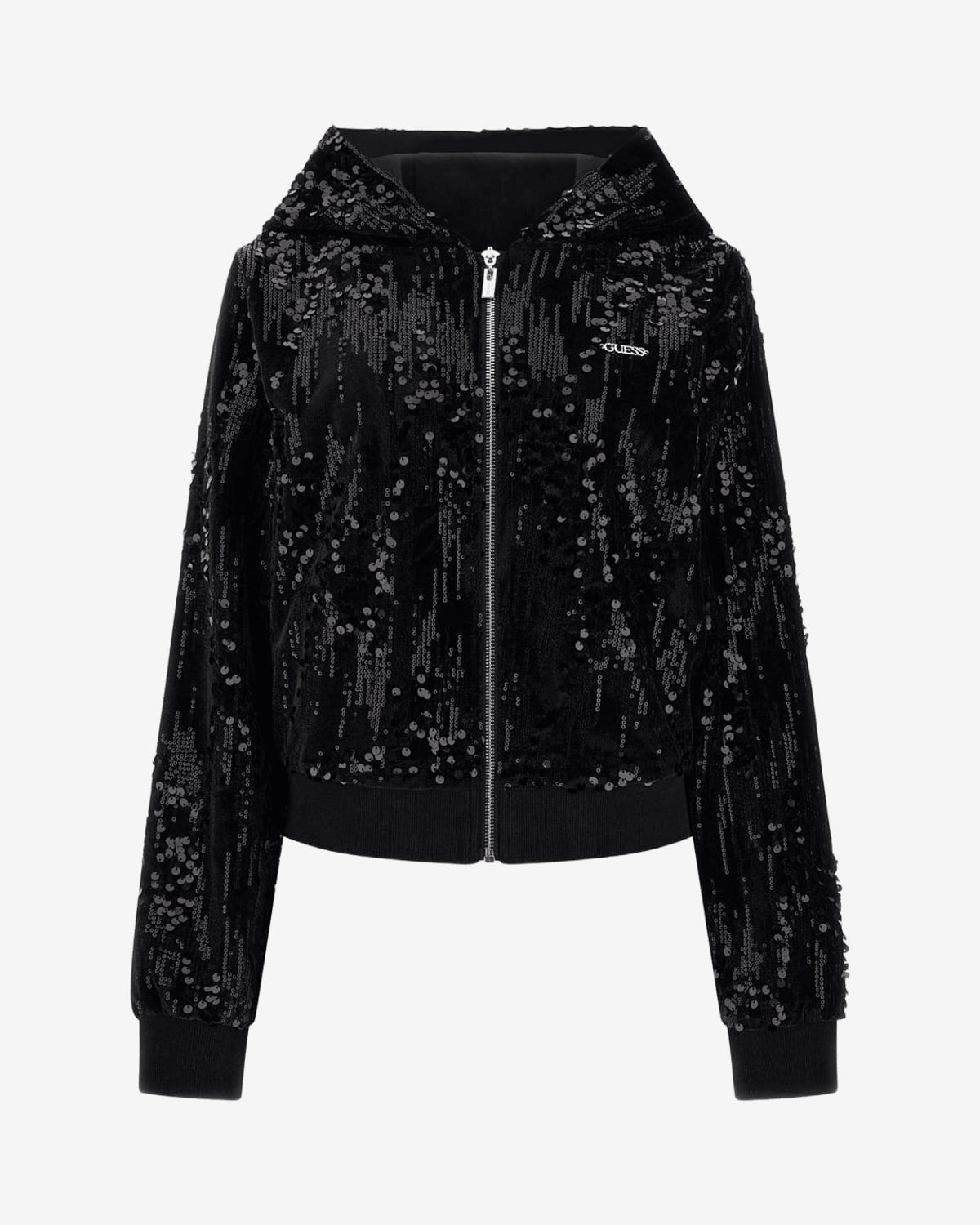Sequins Full-Zip Hoodie