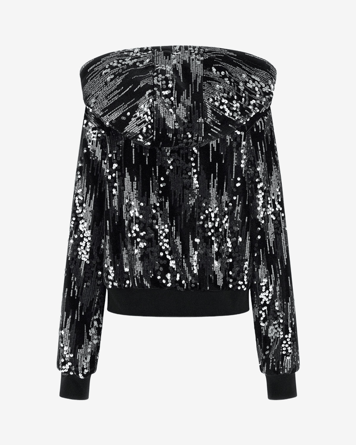 Sequins Full-Zip Hoodie