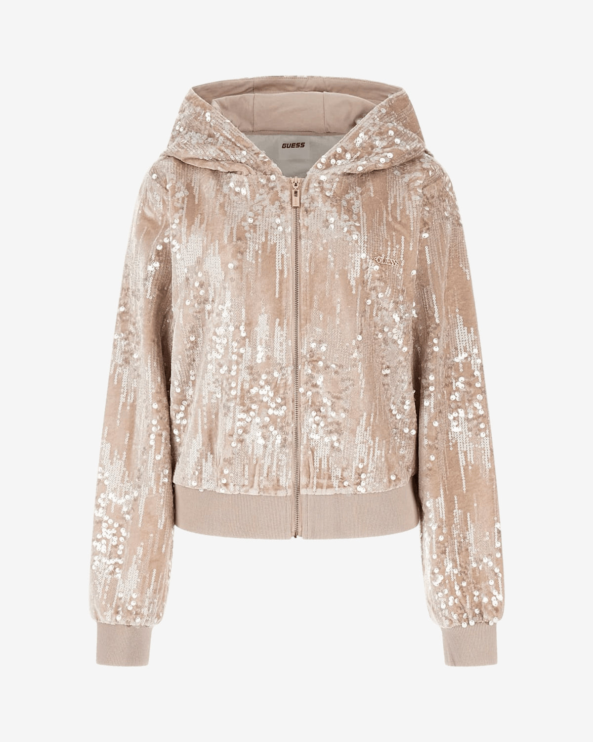 Sequins Full-Zip Hoodie