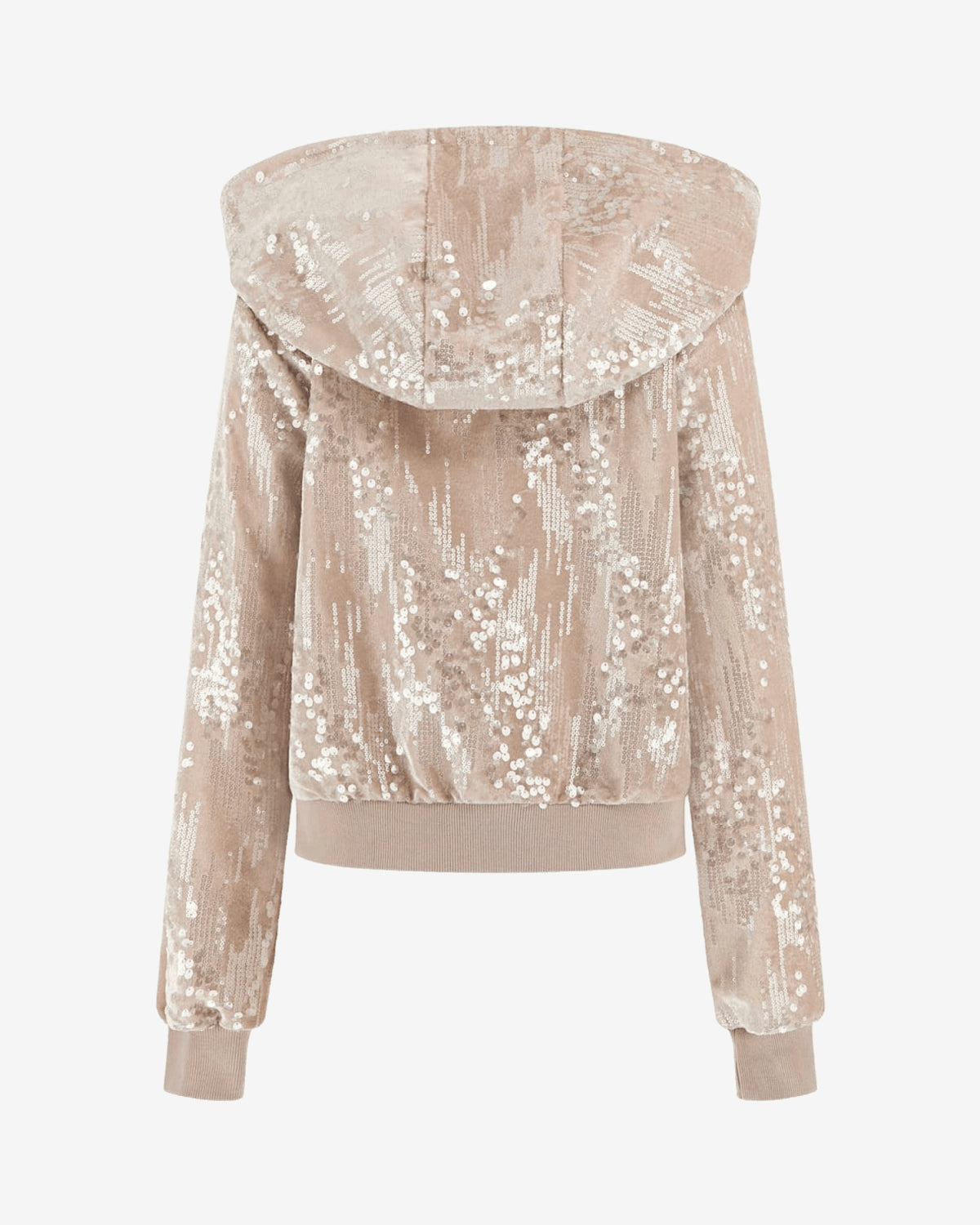 Sequins Full-Zip Hoodie