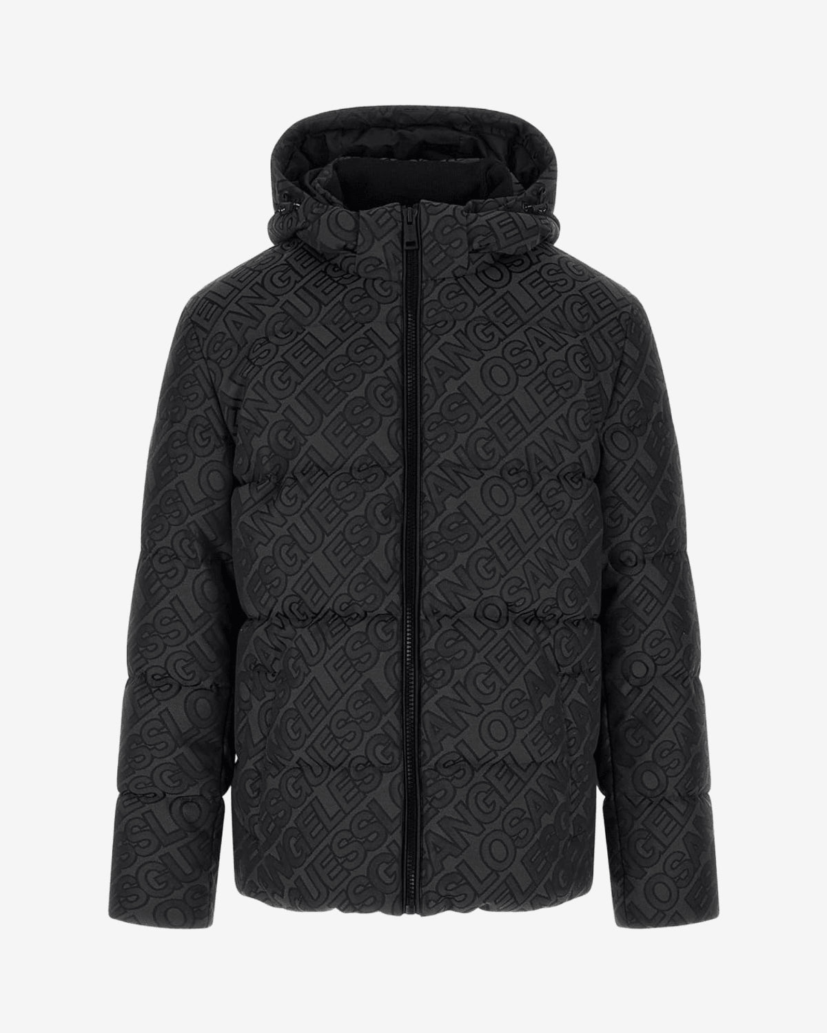 Giubbotto Puffer Guess Logo Beige Uomo