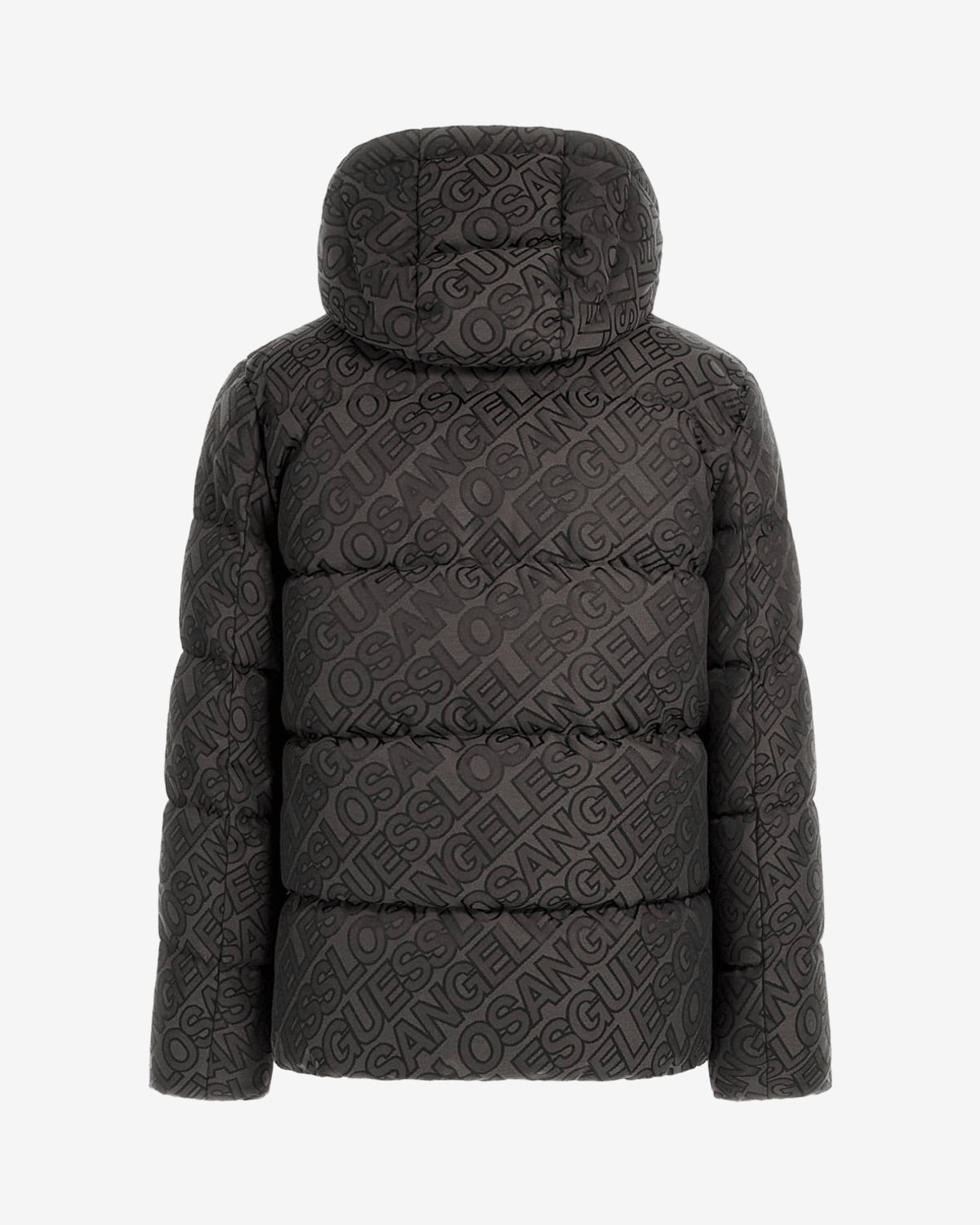 Giubbotto Puffer Guess Logo Beige Uomo