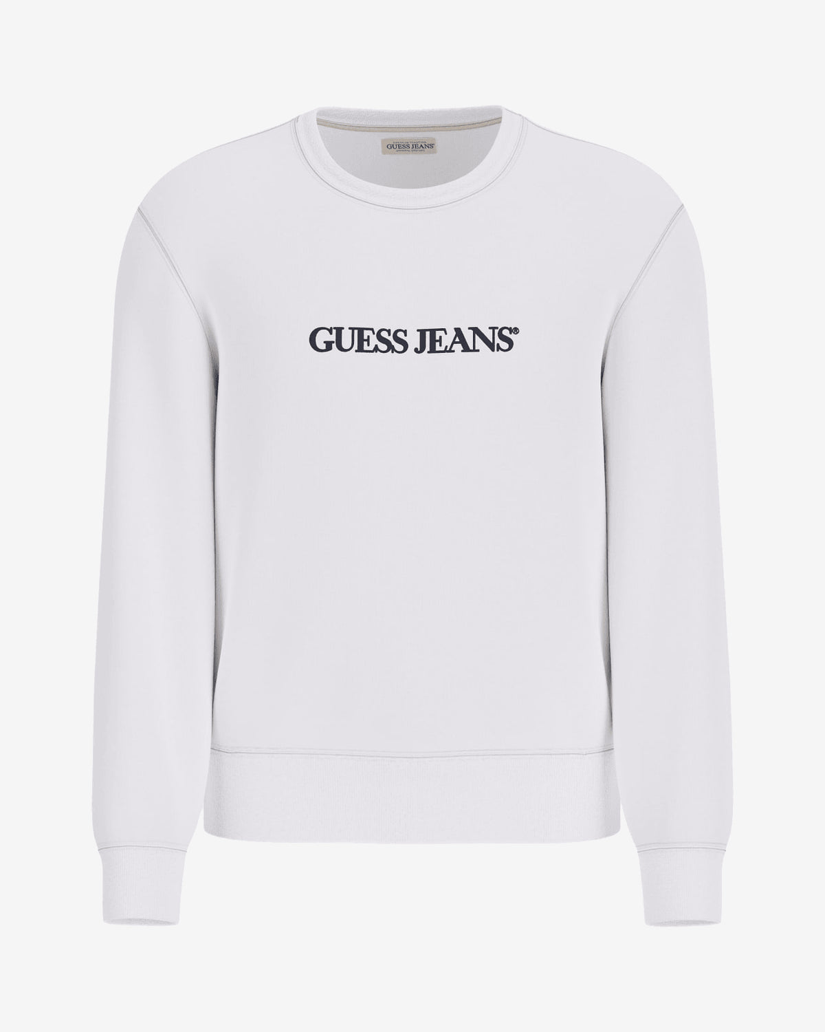 Felpa Uomo Guess Logo Ricamato Casual