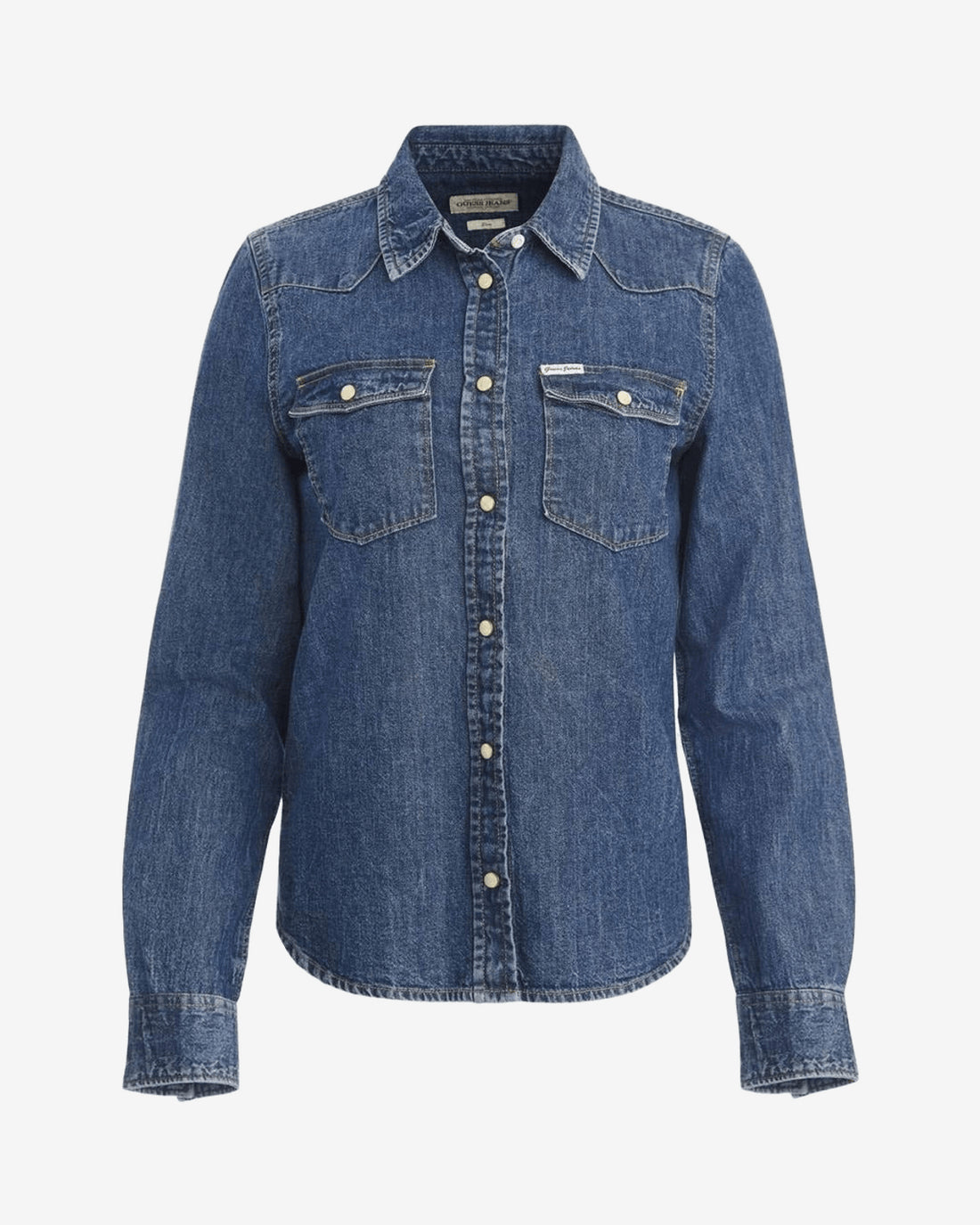 GJ SLIM LS DENIM SHIRT - foto indossata