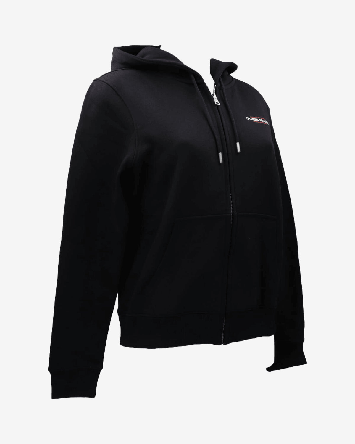 Felpa Guess Zip Hood Bianca Donna