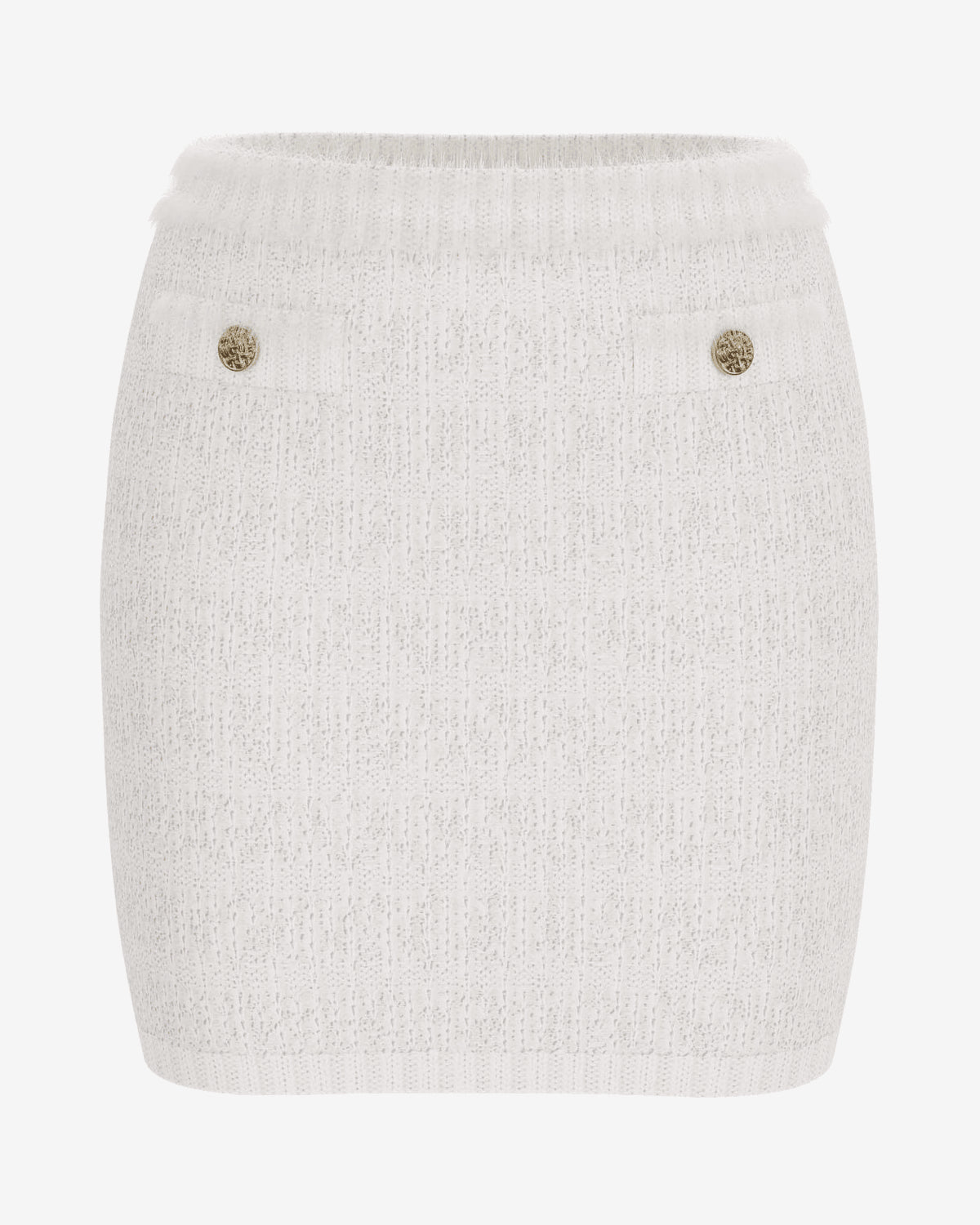 Gonna Guess Tweed Check Beige Donna