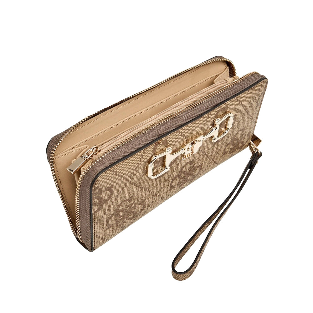 Portafogli Guess JANIE LOGO SLG LRG ZIP ARND