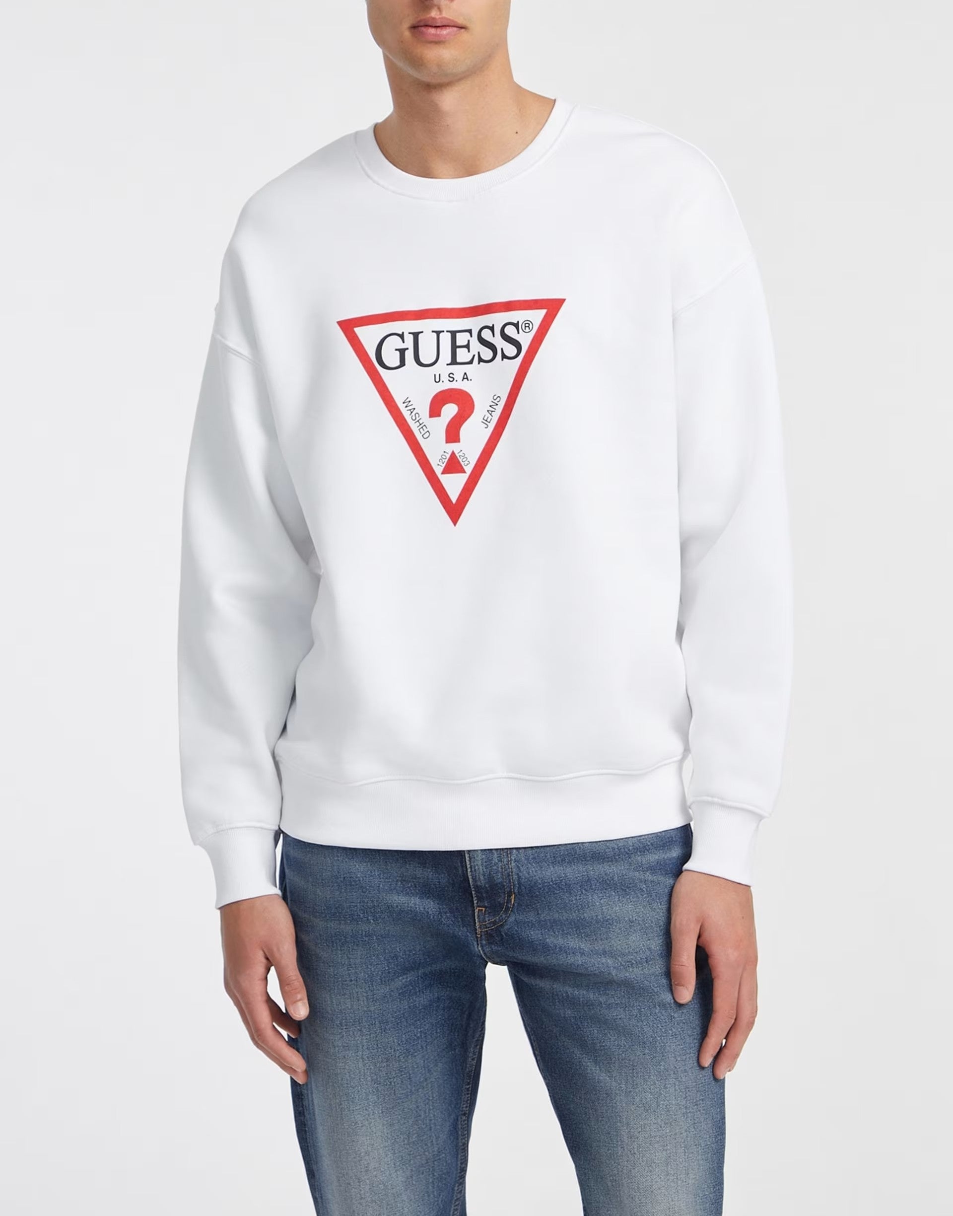 Felpe Guess M4YQ21K9V31 GJ CN OS ICONIC TRAINGLE SWEAT