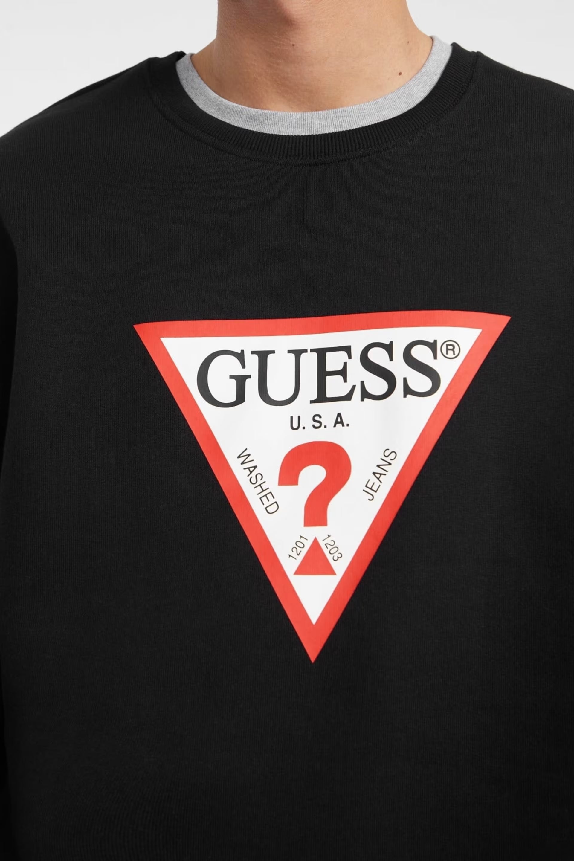 Felpe Guess M4YQ21K9V31 GJ CN OS ICONIC TRAINGLE SWEAT
