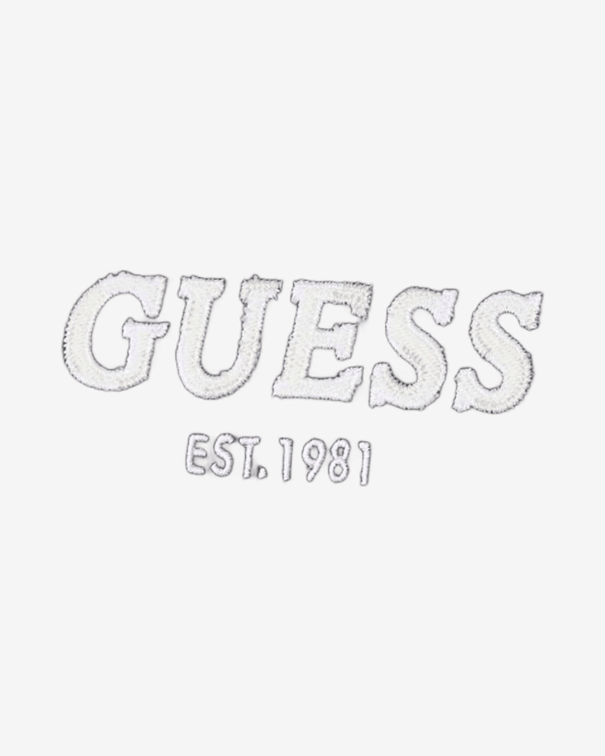 T-Shirt Guess Logo Ricamato Cotone