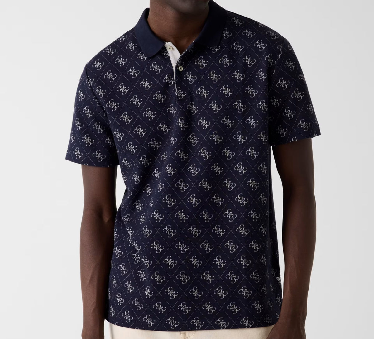 M6GP04K3073 SS ALL OVER 4G JACQUARD POLO
