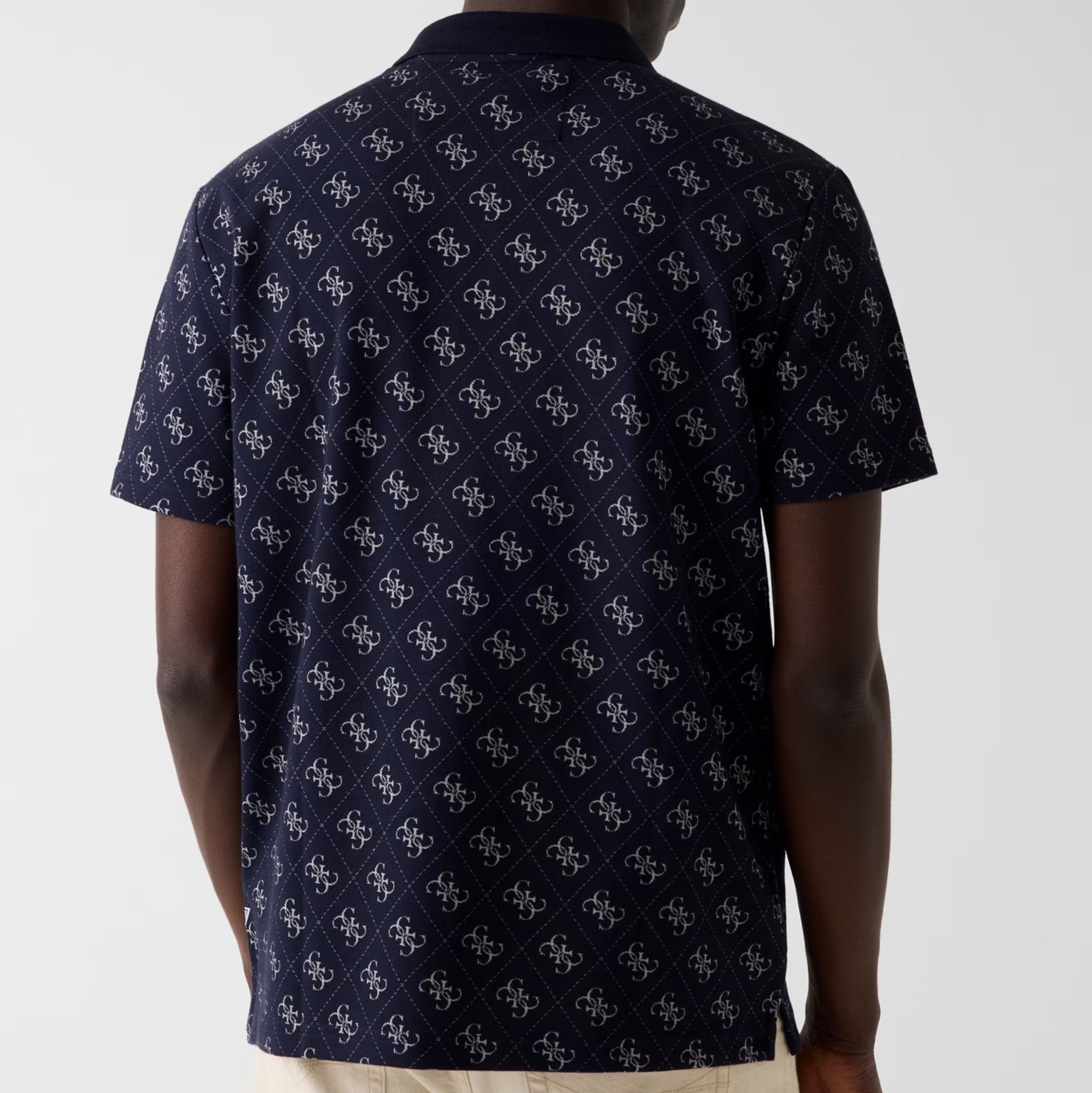 M6GP04K3073 SS ALL OVER 4G JACQUARD POLO