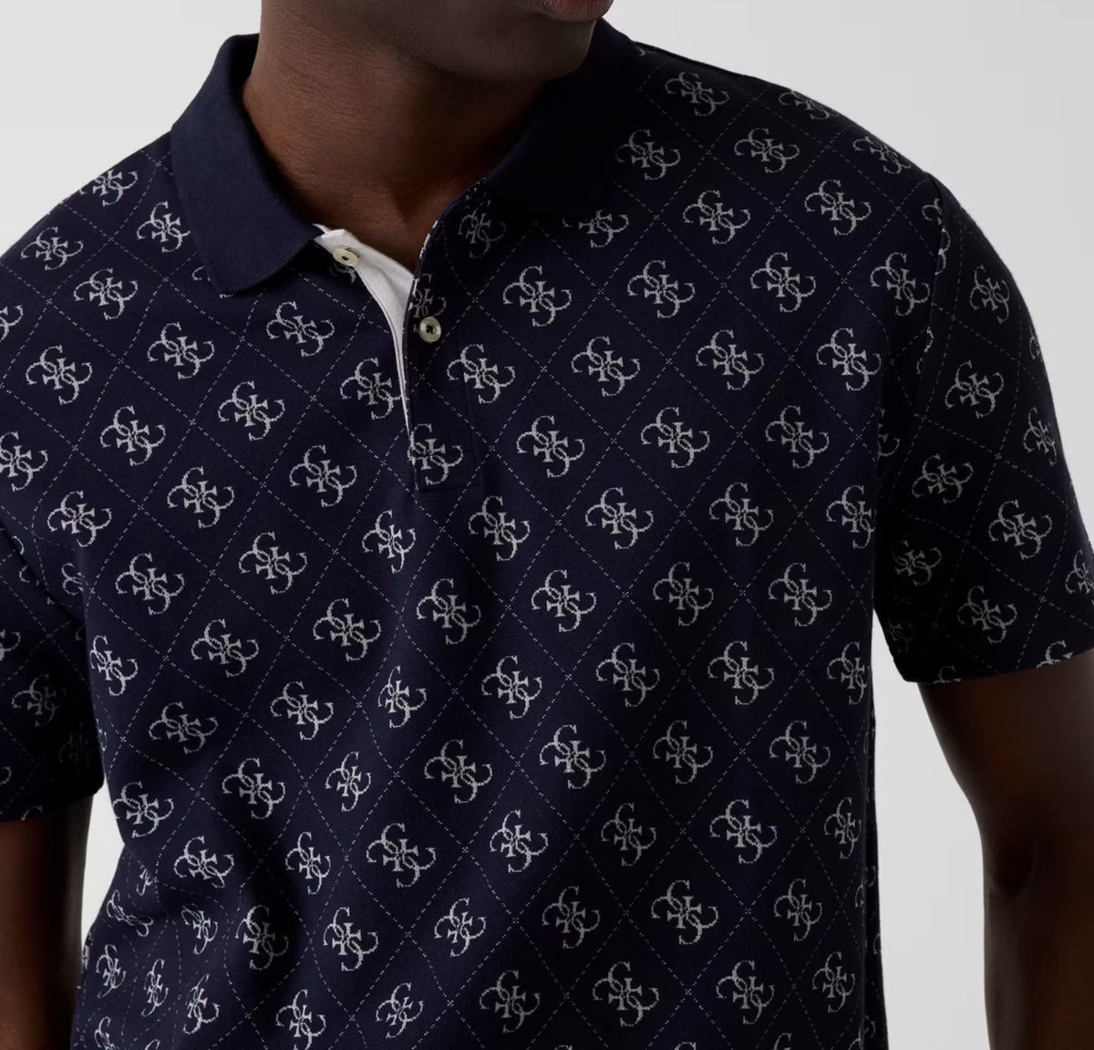 M6GP04K3073 SS ALL OVER 4G JACQUARD POLO