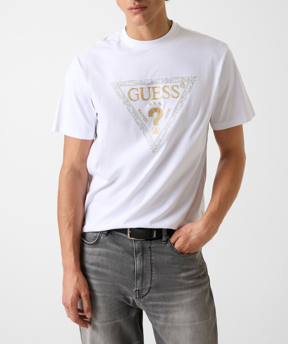T-shirt Guess M6RI15I3Z14 SS CN GOLDEN TRIANGLE TEE