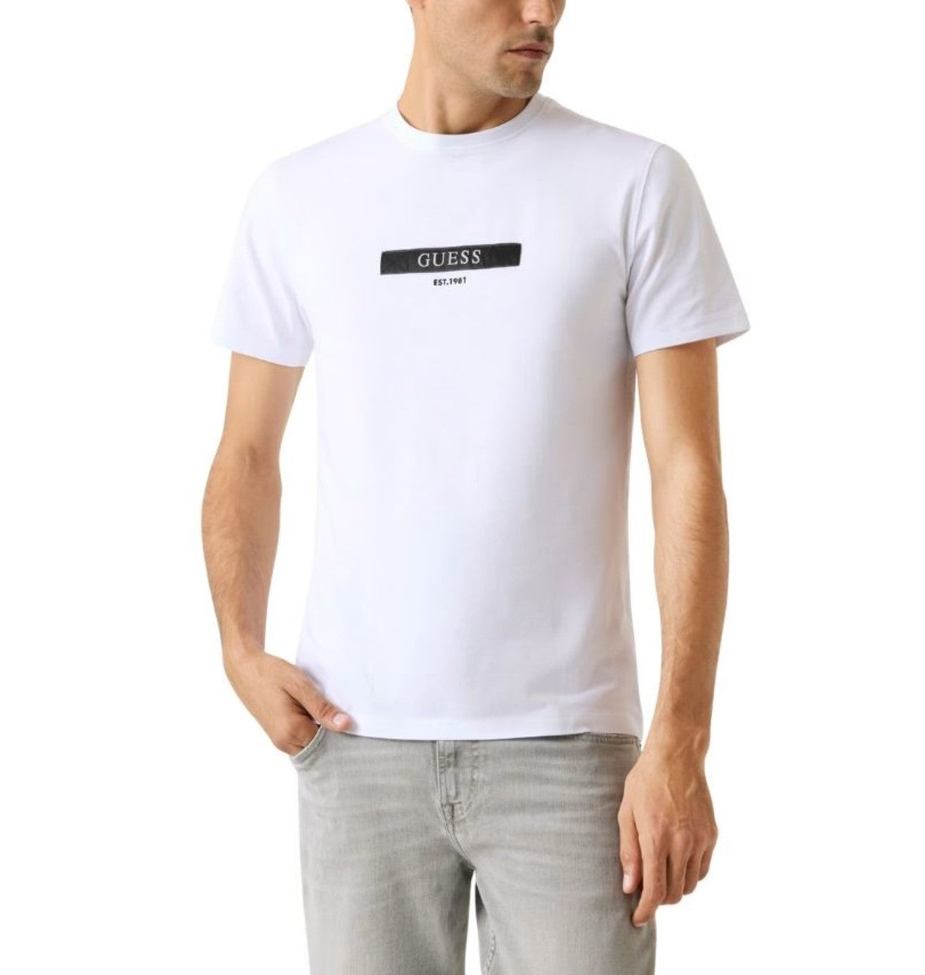 T-shirt Guess M6RI17J1314 SS CN LOGO BOX TEE