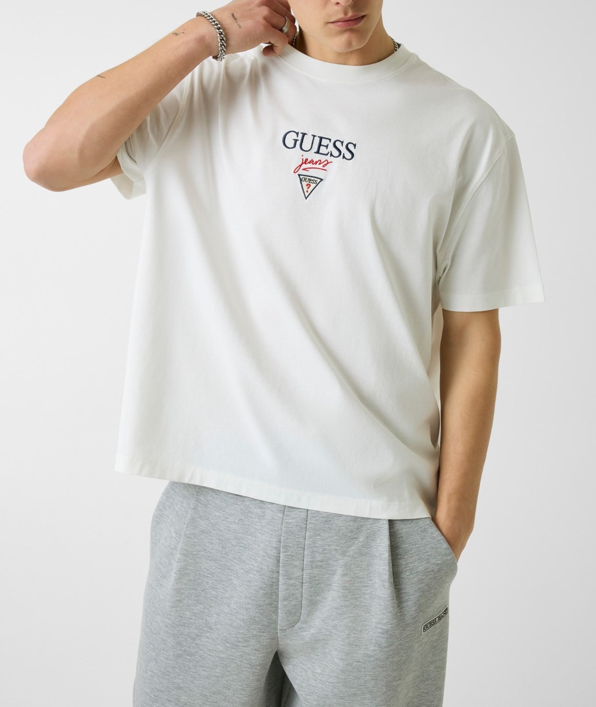 T-shirt Guess M6RI45K8HM0 GJ SS OS BAKER LOGO TEE