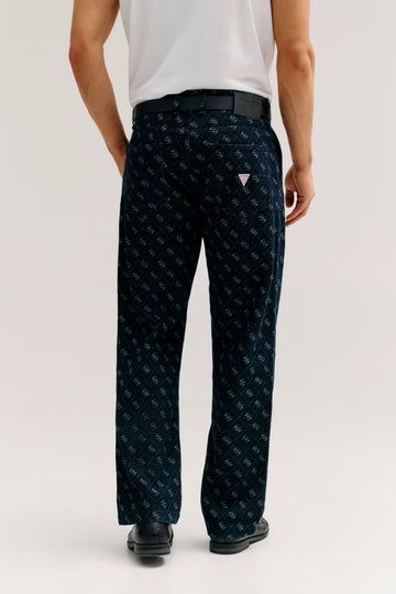 Jeans Guess M6YAV7D1290 DAMON CHINO WISLEY 4G LOGO