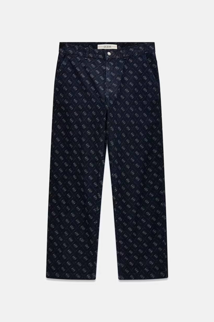 Jeans Guess M6YAV7D1290 DAMON CHINO WISLEY 4G LOGO