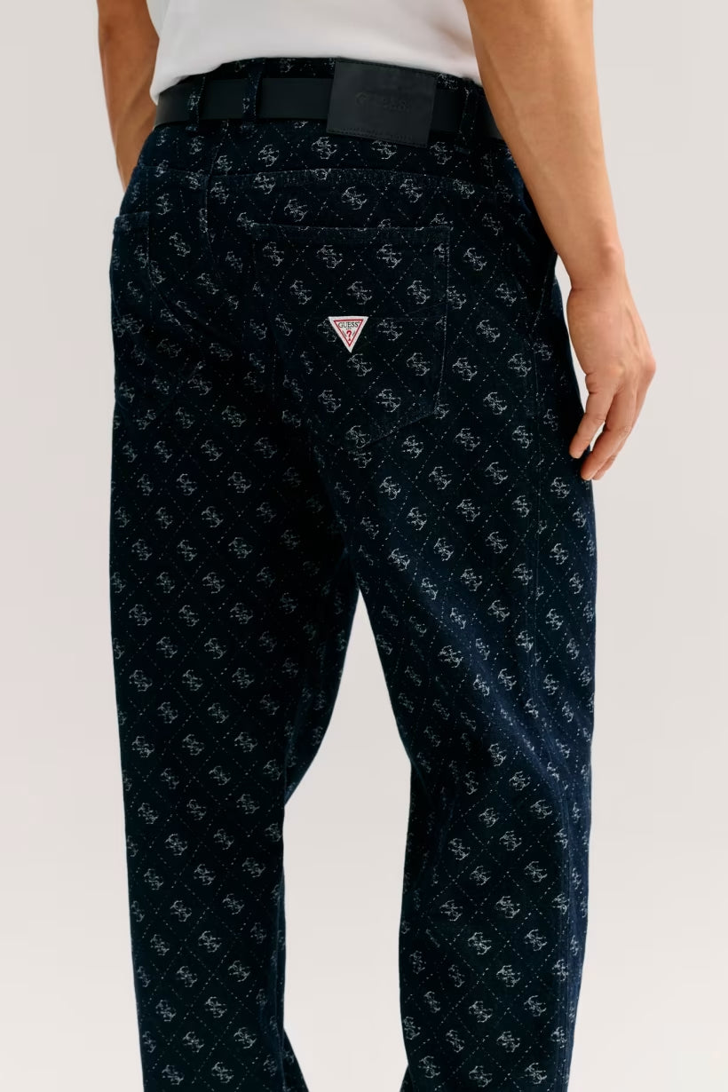 Jeans Guess M6YAV7D1290 DAMON CHINO WISLEY 4G LOGO