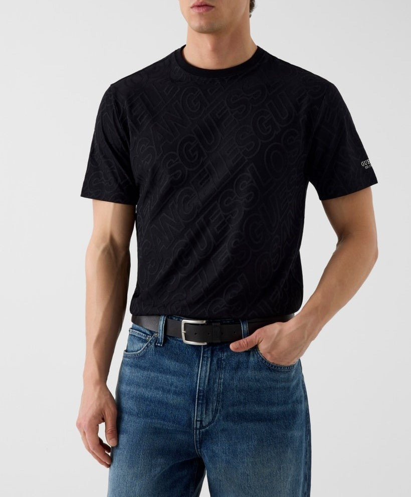 T-shirt Guess M6YI42K4228 JACQUARD ALLOVER TEE