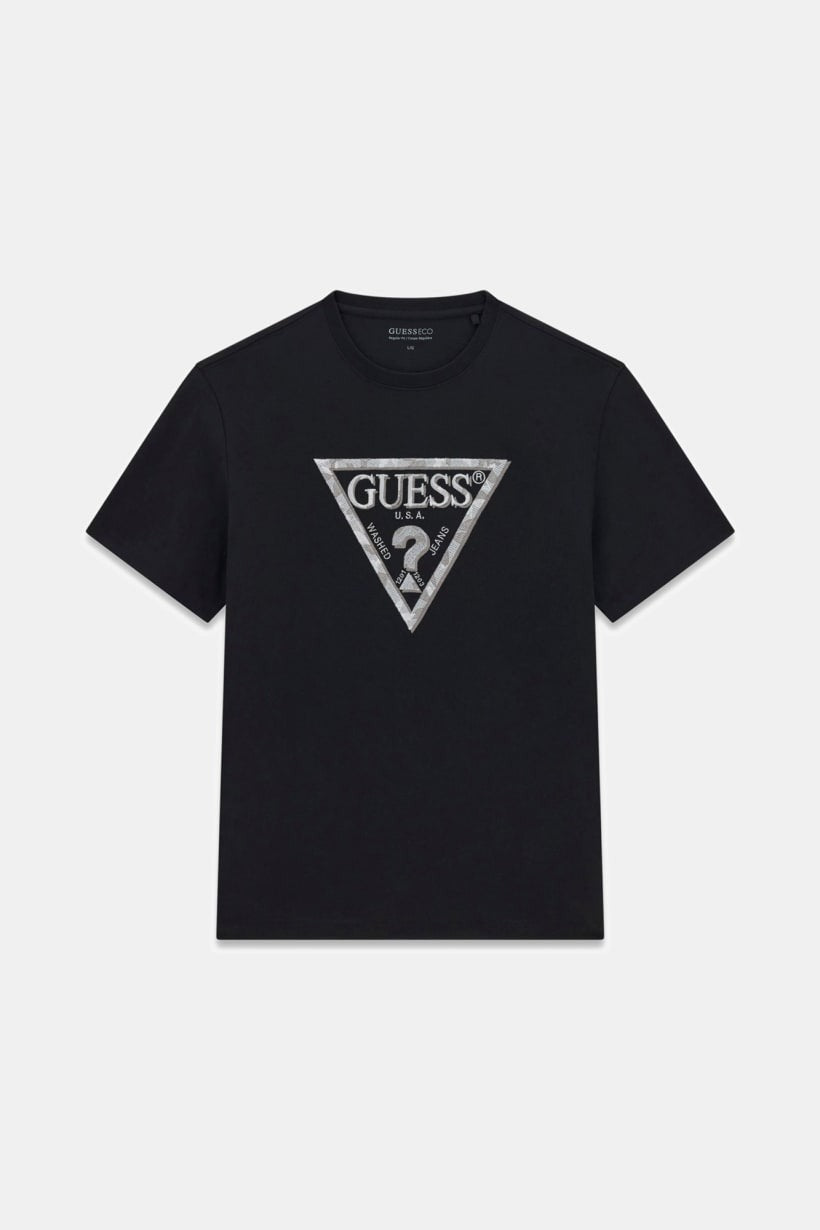 T-shirt Guess M6YI47K4233  TRIANGLE LEAVES EMBROIDE