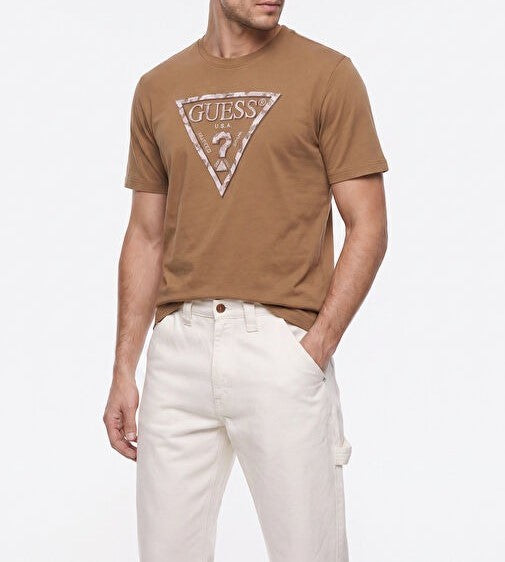 T-shirt Guess M6YI47K4233  TRIANGLE LEAVES EMBROIDE