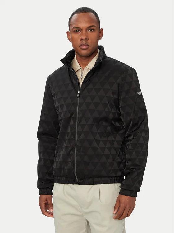 Giubbotti Guess M6YL24W2815 ALLOVER LOGO JACKET
