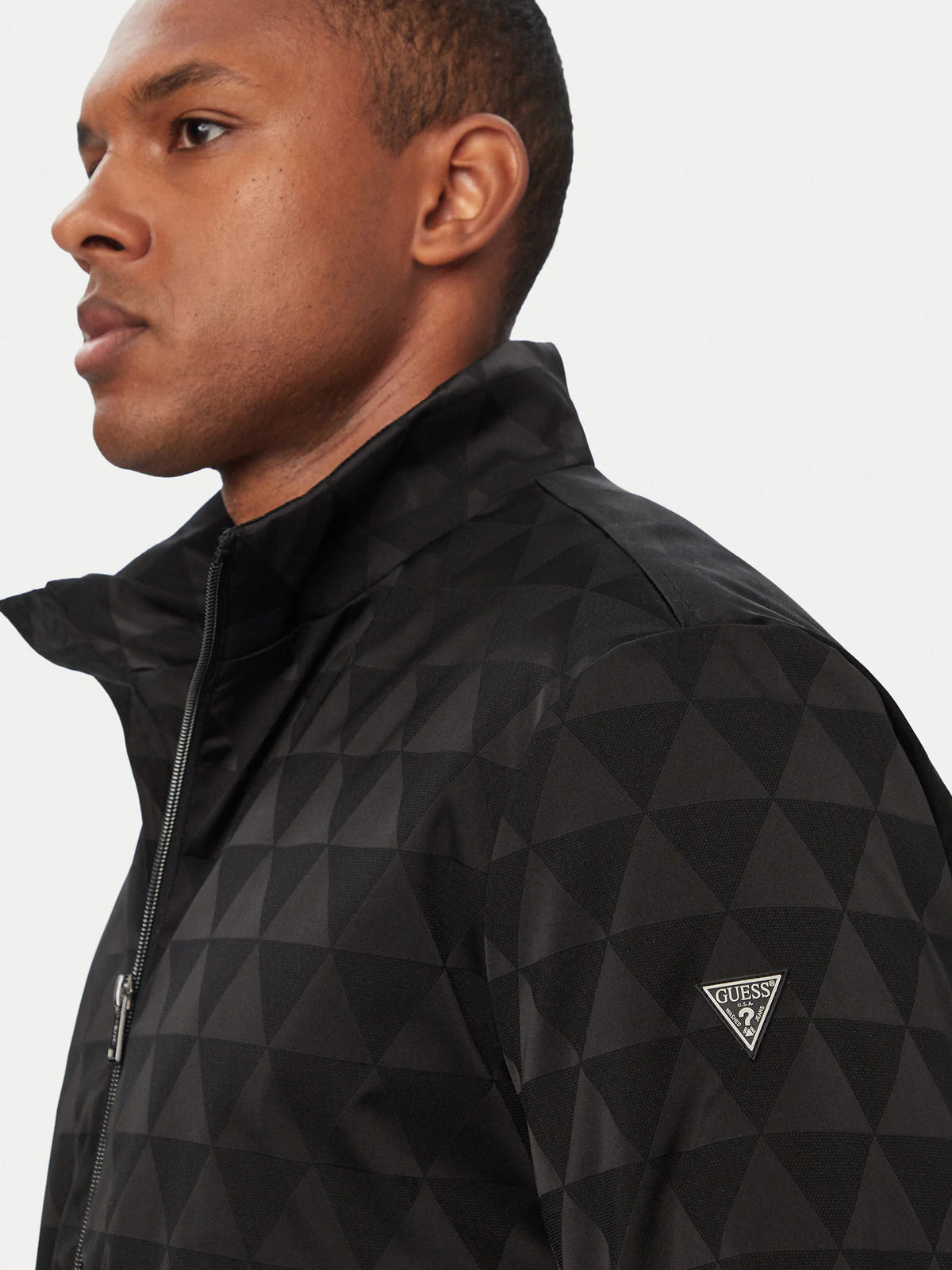 Giubbotti Guess M6YL24W2815 ALLOVER LOGO JACKET