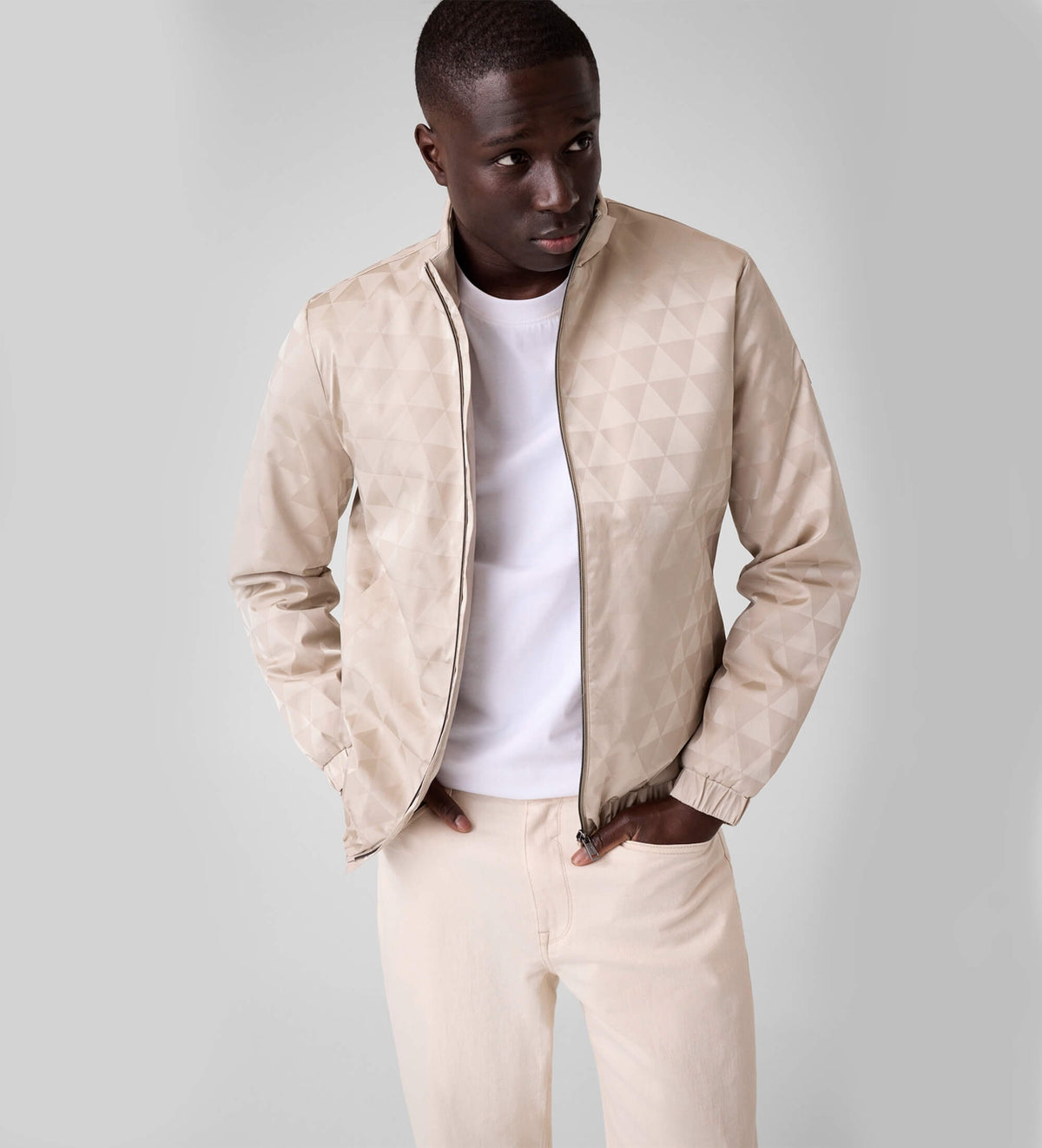 Giubbotti Guess M6YL24W2815 ALLOVER LOGO JACKET