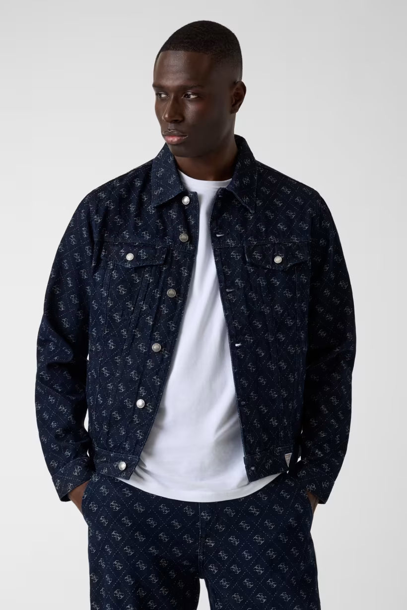 Giacca Guess M6YXN1D1291 DILLON JACKET WISLEY 4G LOGO
