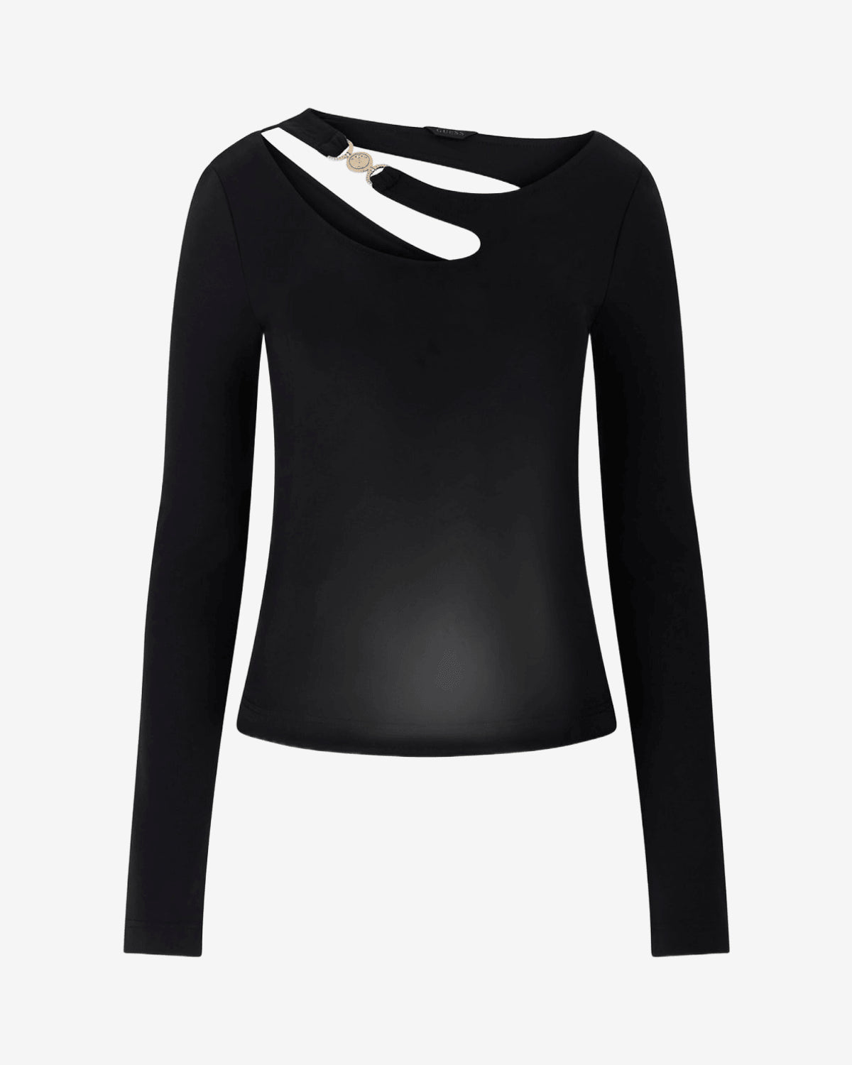 Maglia Guess Eleanor Buckle Nera Donna