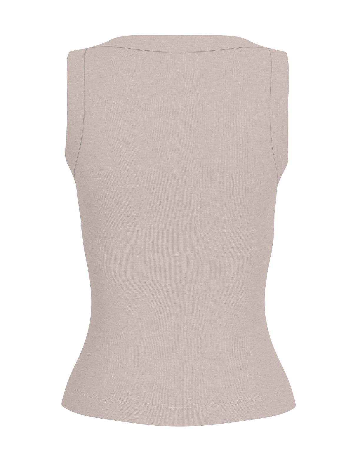 Guess Tank Top Tina Ribs Nero