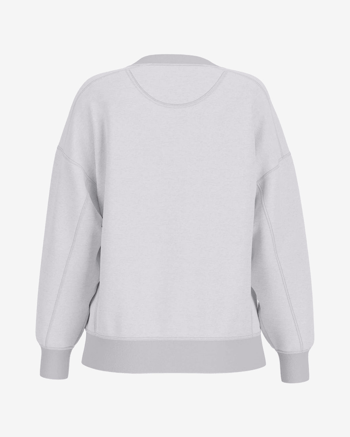 Guess Felpa Triangle Glitter Grigio Donna